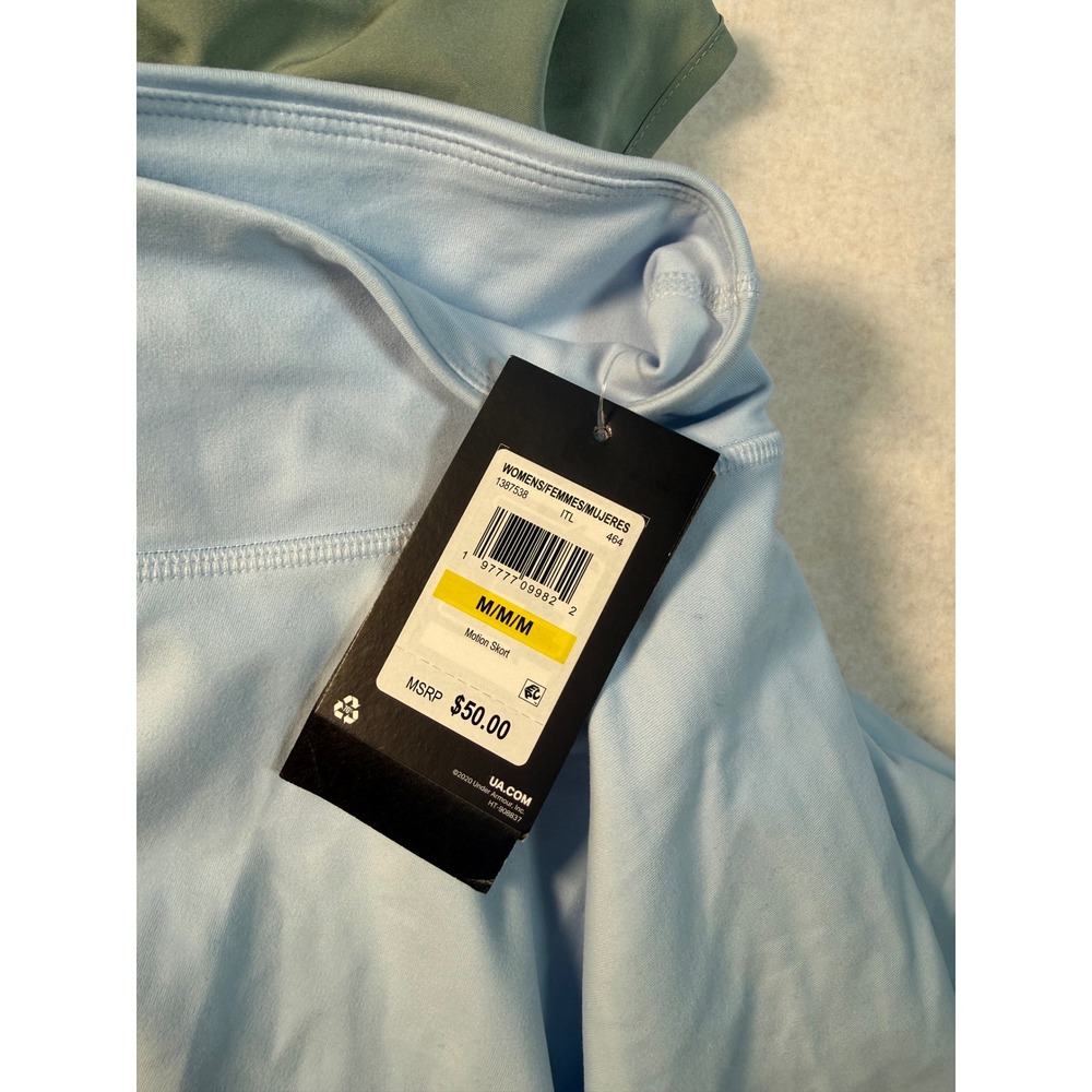 Under Armour Womens Lot 4 Fly By 3 Shorts & Motion Skorts Blue Green Medium NWT - Picture 3 of 7